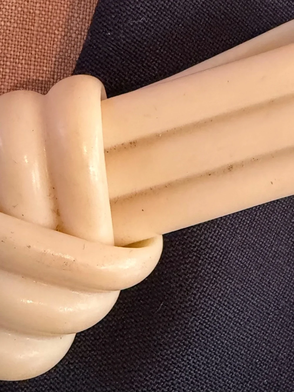 1930s-1940s Art Deco Celluloid Dress Clips